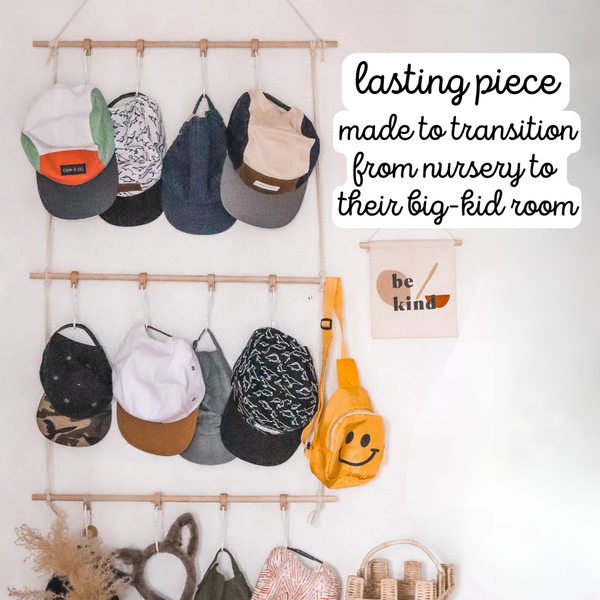 Hat Rack for Baby, Infant + Toddler ♡