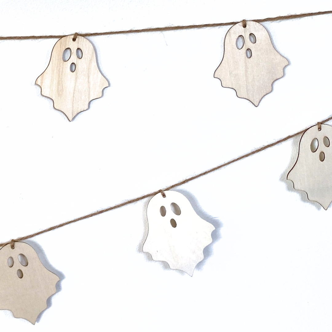 Ghostly Halloween Garland