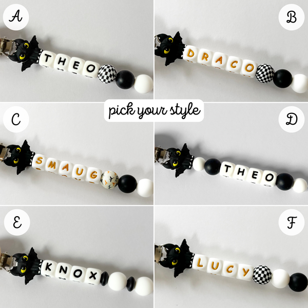 Dragon Personalized Pacifier Clip