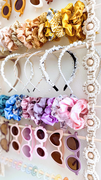 Daisy Flower Headband Holder Wall Hanging ✿