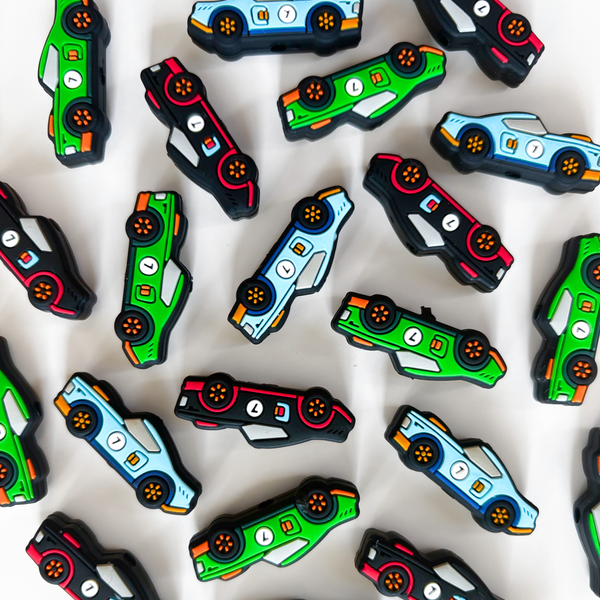 Race Car Personalized Pacifier Clip