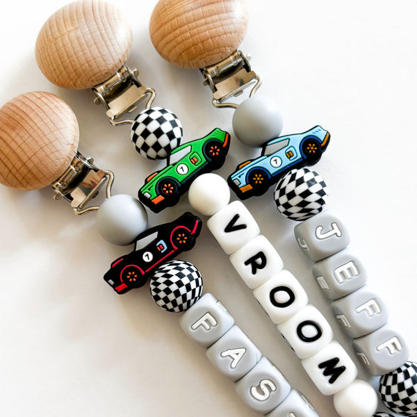 Dirt Bike Motocross Personalized Pacifier Clip
