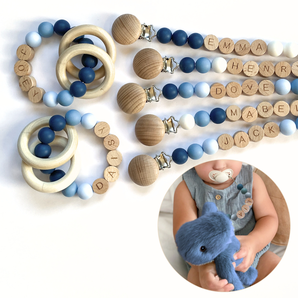 Personalized Pacifier Clips