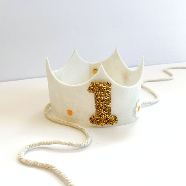 Daisy Flower Birthday Crown Ages 1-5 ✿