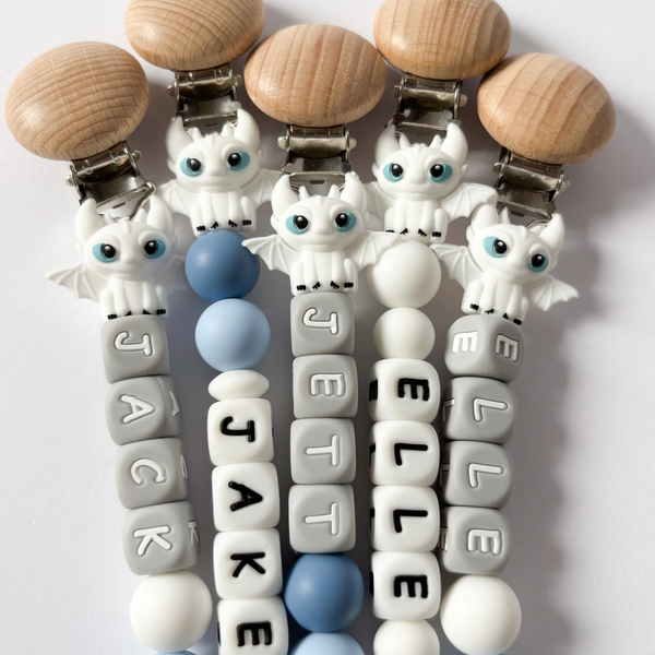 Dragon Personalized Pacifier Clip