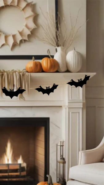 Ghostly Halloween Garland