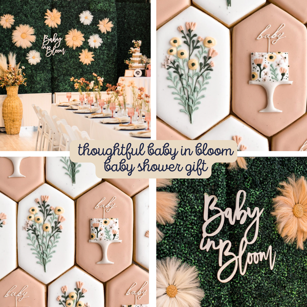 Boho Floral Personalized Daisy Pacifier Clip